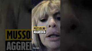 Alessandra Mussolini colpita con una stampella “Mi hanno aggredita e insultata” shorts [upl. by Nellaf753]