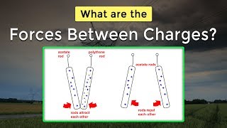 What are the Forces Between Charges  Static Electricity Fundamentals  Physics Concepts [upl. by Ecreip]