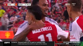 MARTINELLI GOAL  ARSENAL VS MANCHESTER UNITED [upl. by Aronal563]