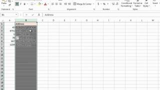 How to Split the Number From the Street Address in Excel  MS Excel Tips [upl. by Anton843]