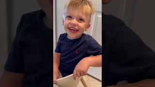 Cute kid creates a core memory with a warm welcome home for his dad  Humankind shorts goodnews [upl. by Brennen35]