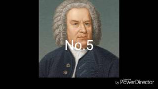 Top 10 Johann Sebastian Bach Music [upl. by Tabber390]