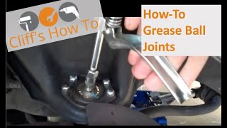 HowTo Grease Ball Joints Tie Rods and Other Suspension Components [upl. by Jueta908]