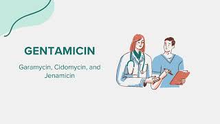 Gentamicin Garamycin Cidomycin and Jenamicin  Drug Rx Information [upl. by Ennaej882]