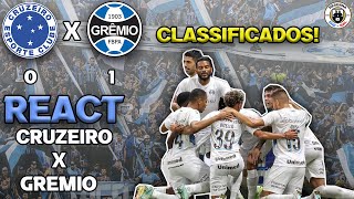 REACT  CRUZEIRO 0 X 1 GRÊMIO  COPA DO BRASIL 2023 [upl. by Lindell894]