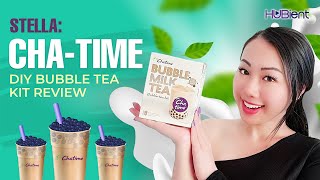 Chatime DIY Bubble Tea Kit Review  Stella [upl. by Enilrahc]