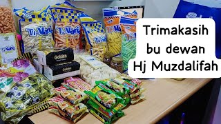 Wow Melimpah Dikirimin Cemilan Sama Hj Muzdalifah Bu Dewan Langsung Unboxing  vlog [upl. by Phoebe]