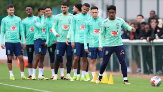 TREINO DA SELEÇÃO DORIVAL ESTABELECE SIGILO TOTAL E NÃO PERDE TEMPO NA PREPARAÇÃO DO TIME [upl. by Aisital]