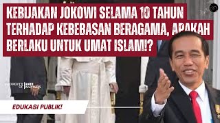 GEGER KEBIJAKAN JOKOWI SELAMA 10 TAHUN TENTANG TOLERANSI APAKAH ITU BERLAKU TERHADAP UMAT ISLAM [upl. by Lavella657]