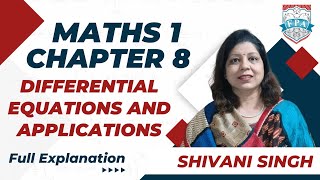 Maths 1  Chapter 8 Differential Equation and Applications  Free 12th HSC Commerce Lecture [upl. by Blandina]