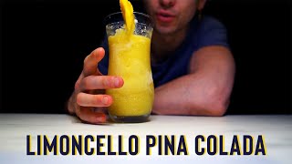 Limoncello Pina Colada  Cocktail Recipe [upl. by Bogoch537]