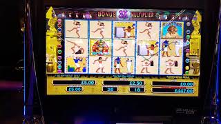 pharaohs fortune deluxe bonus £5 a spin winner big win [upl. by Adnarom]