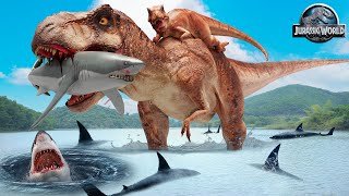 New Hollywood Dinosaur Movie 2023  Rescue Rexy  Trex Vs indominus rex  dinosaur  Ms Sandy [upl. by Aihsia174]