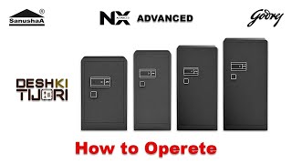 How to Install Godrej Nx advanced  Designer Jewellery Locker  100x Strong  Tijori  Ultra Safe [upl. by Nner]