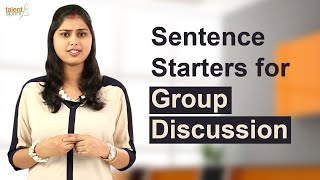 Sentence starters for Group Discussion  Group Discussion Tips  TalentSprint [upl. by Abdella]