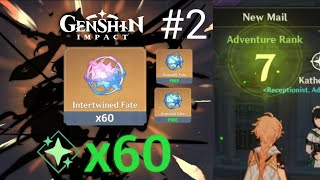 How to Get 10 Characters in Day 1  x60 Wish on Adventure Rank 7  Genshin Impact Reroll Guide 2 [upl. by Clareta403]