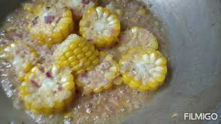 Shrimp with Mushroom and Corn recipe [upl. by Mandy]