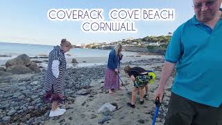 OUR FIRST VISIT IN COVERACK COVE BEACH CORNWALLQUIET AND PEACEFUL BEACHBEAUTIFUL BEACH [upl. by Atinram]