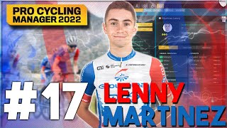 Lenny Martinez Jeune Pépite 17 Pro Cyclist  Pro Cycling Manager 2022 [upl. by Richarda578]