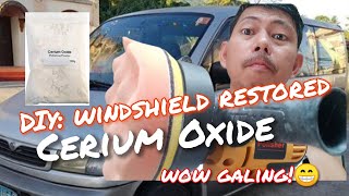 Effective ba ang Cerium Oxide How to remove windshield scratches [upl. by Annabell]