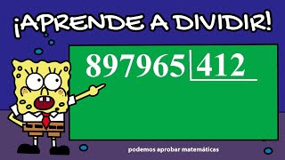 APRENDE A DIVIDIR POR 3 CIFRAS [upl. by Alrich]