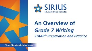 STAAR Grade7 Writing  Overview [upl. by Eresed]