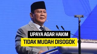 Prabowo Janji Naikan GajI Hakim Agar Tidak Bisa Dibeli dan Disogok [upl. by Northey]