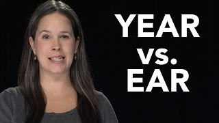 YEAR vs EAR  American English Pronunciation EAR vs HEAR [upl. by Artenal]