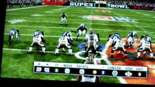 Madden 11  Super Bowl Sunday Madden Moments [upl. by Anaele3]