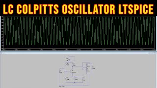 LC Colpitts Oscillator LTSPICE [upl. by Scotti105]