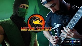 Mortal Kombat Reptile Skrillex  OG Theme  METAL MASHUP by Vincent Moretto [upl. by Anaidirib]