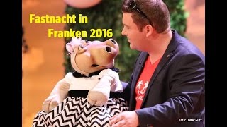 Bauchredner Sebastian Reich amp Amanda  Fastnacht in Franken 2016 [upl. by Ayvid]