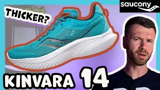 Thicker Midsole  Saucony Kinvara 14 Review  NEW PWRRUN Insert [upl. by Fabria419]