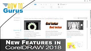 How You Can Use the New Features CorelDRAW 2018 Symmetry Block Shadows Warp Bitmaps Pointilizer [upl. by Hubsher]