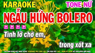 Karaoke Ngẫu Hứng Bolero  Nhạc Sống Tone Nữ Dễ Hát  Karaoke Phi Long [upl. by Letnoj84]