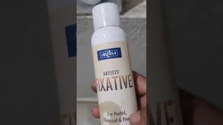 Fixative Spray on pencil Sketch 😍shorts short trending viralvideo youtubeshorts [upl. by Ernesta]