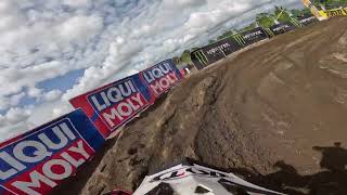 Delvintor Alfarizi GoPro POV from warm up  MNC MXGP of LOMBOK INDONESIA 2023 MXGP Motocross [upl. by Mehitable]