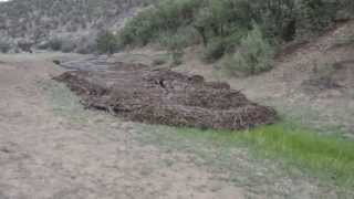 Flash Flood Fills 6 ft Culvert on Cerrososo Road 7813 [upl. by Animahs]