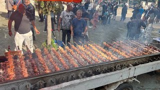 Celebrating Easter in Lefkara The best grill and kebab in Cyprus [upl. by Simeon]