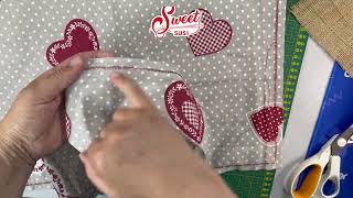 Facilissima Tovaglietta americana con frange  Tutorial cucito creativo passo passo susi 8 [upl. by Htor]