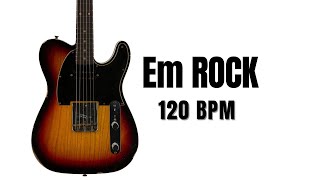 E Minor Rock Backing Track 120 BPM [upl. by Ailima]