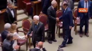 Mattarella accolto dagli applausi alla Camera per levento dedicato a Matteotti [upl. by Intirb]