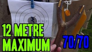 12m 7070 quotNATURAL CATAPULT SHOOTINGquot TTF SLINGSHOT SHOOTING [upl. by Ellie]