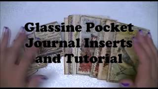 Glassine Pocket Journal Inserts amp Tutorial [upl. by Maze]