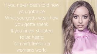 Little Mix  Womans World  Lyrics [upl. by Skvorak]