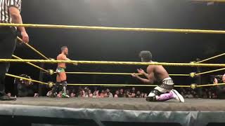 Velveteen Dream wins the NXT North American title  Live Crowd Reaction footage [upl. by Preston]