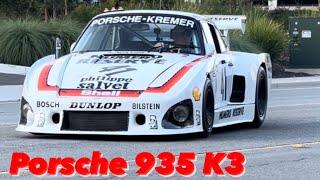 Street Driving a Le Mans Winning Porsche 935 K3 RAW AUDIO [upl. by Eliades]