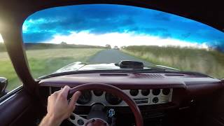 1973 Pontiac Firebird Trans Am 455 75 V8  POV TEST DRIVE [upl. by Weasner]