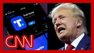 See how Trump defended Truth Social after stock price plummeted [upl. by Haran173]