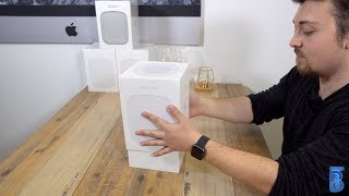 Apple HomePod weiß Unboxing und erster Eindruck  touchbenny [upl. by Nilya]